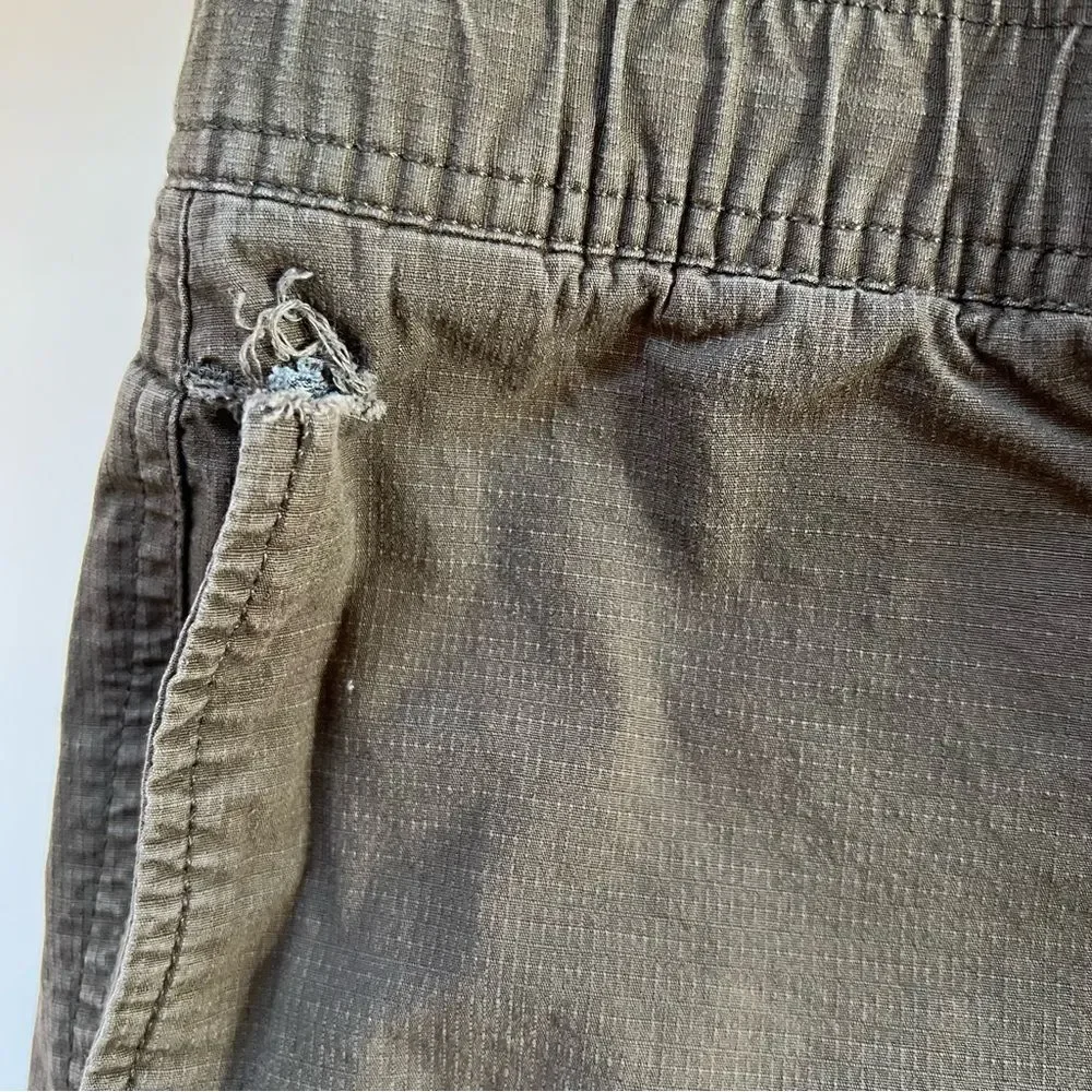 Vuori Ripstop Shorts Elastic Olive Green Dark Oregano Size XXL Hiking Outdoor